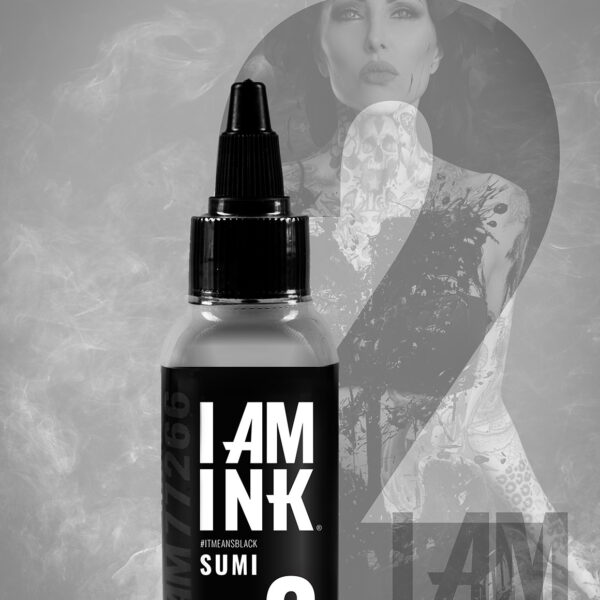 Black SUMI 2 Tattoo Ink