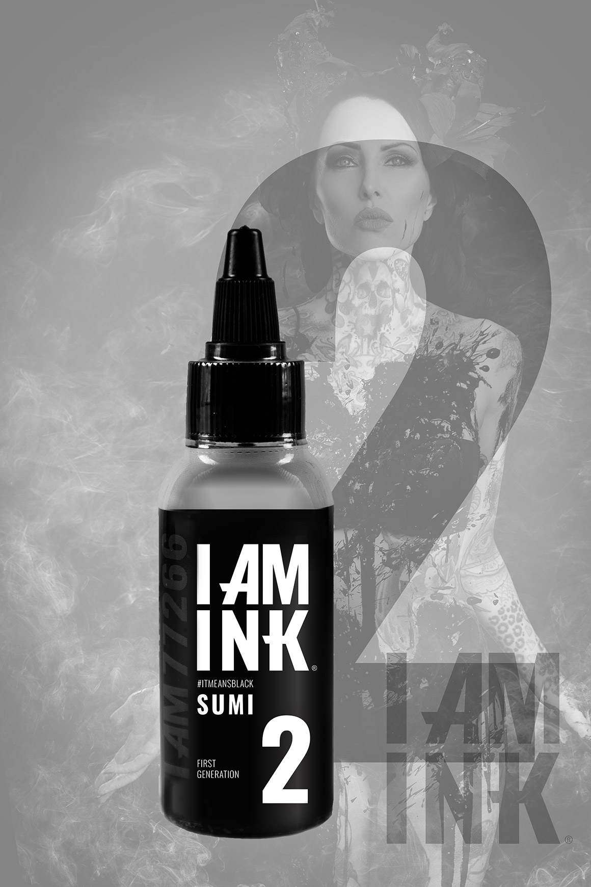 FREE SAMPLE • REBEL Black Tattoo Ink • In INK we TRUST